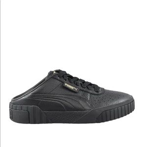 Puma Cali Mule - Black backless slip on sneaker